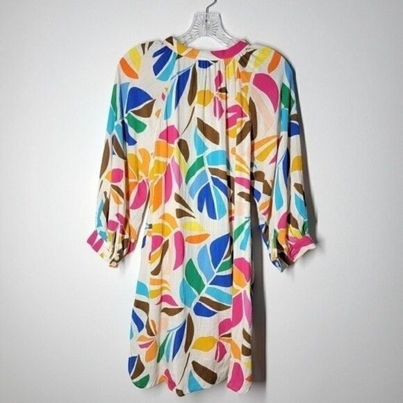 𝅺tabitha Brown for Target Botanical Mini Dress Top Size XS - Picture 9 of 10